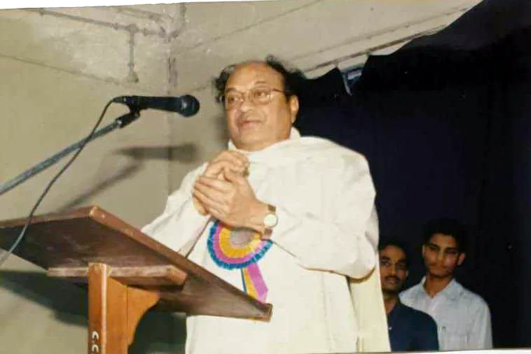 Chief guest addressing the gathering