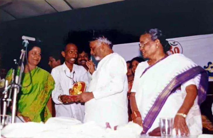 Felicitation at a KSS function