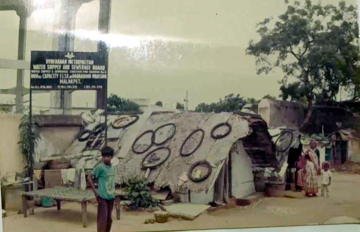 A settlement visited for rural development work